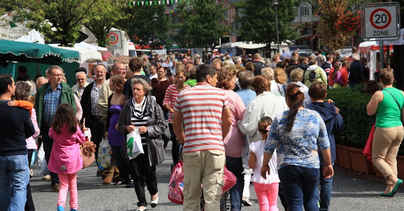 Besucher auf der Zwischenahner Woche